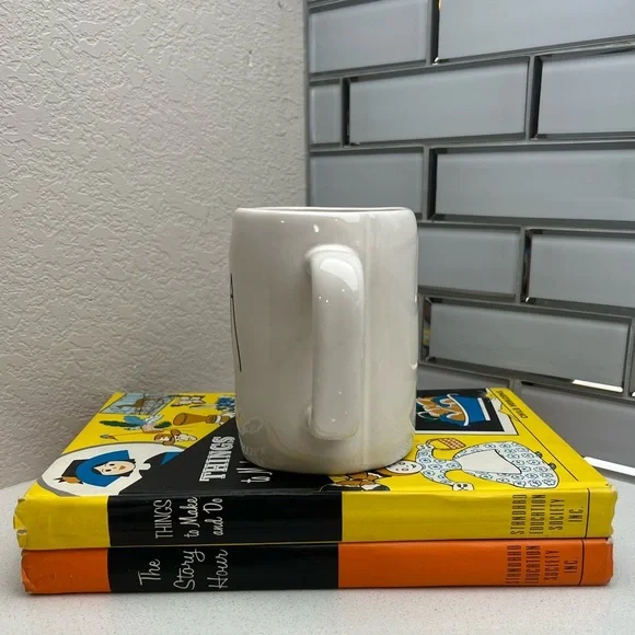 Rae Dunn Tea Mug Glazed Ceramic Farmhouse - Picture 4 of 10